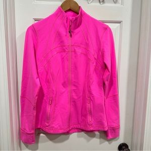Lululemon Define Jacket - Size 10 - Hot Pink